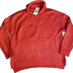 Mango Wool Blend Funnel Neck Sweater